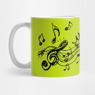 Musical notes Mug